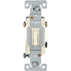 Cooper Wiring 1303-7w-box 5 A-120v Standard Grade 3-way Toggle Switch With Push & Side Wiring, Non-grounding