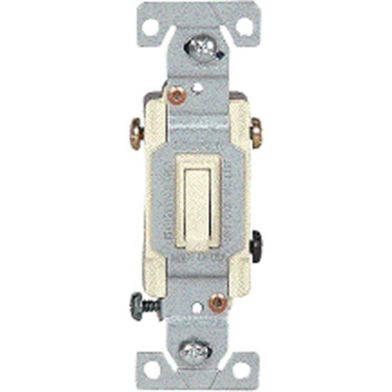Cooper Wiring 1303-7v-box 120v Switch Toggle 3-way, Ivory