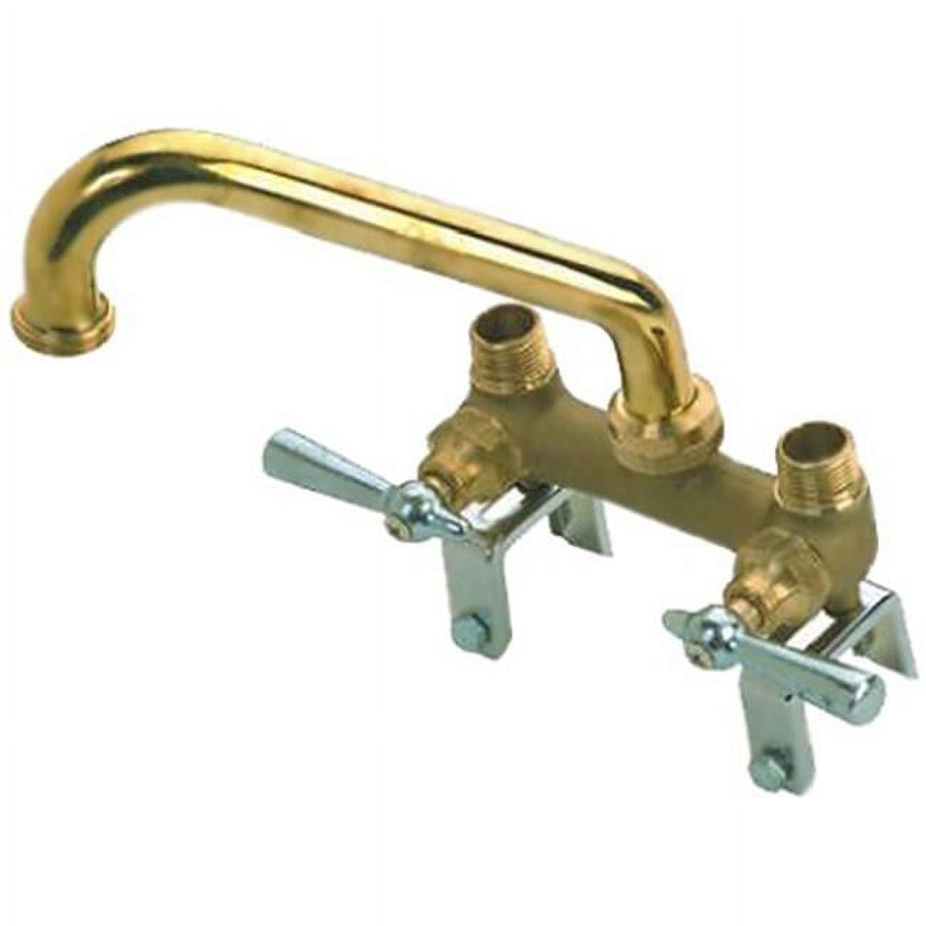 B & K Industries 125-005 3 In. Rough Brass Laundry Tray Faucet Solid Sweat