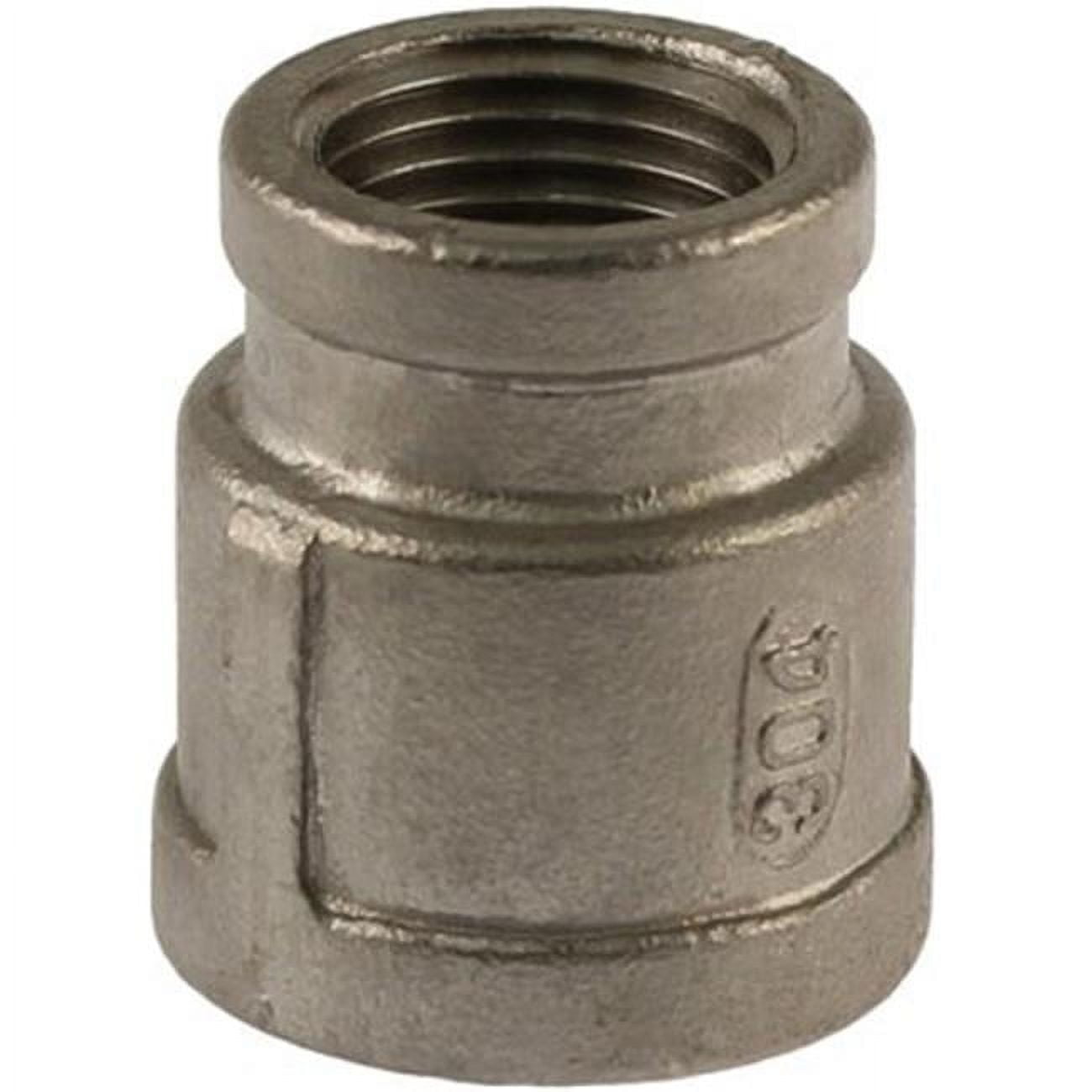 2-ssrc-1210 1.25 X 1 In. 304 Stainless Steel Coupling, Red