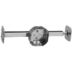 54151cfb-bhl-ow 1.5 In. Pre-galvanized Steel Octagon Ceiling Fan Support Box With Old Work Bar Hanger