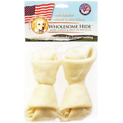 Ssp001 Dog Chew Flat Knot Wholesome Hide