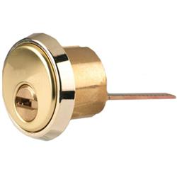 605kw-04-41ka10 Rim Cylinders, Satin Brass