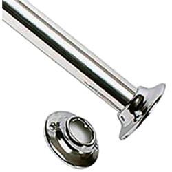 Pp8051al 1 X 6 In. Aluminum Shower Rod