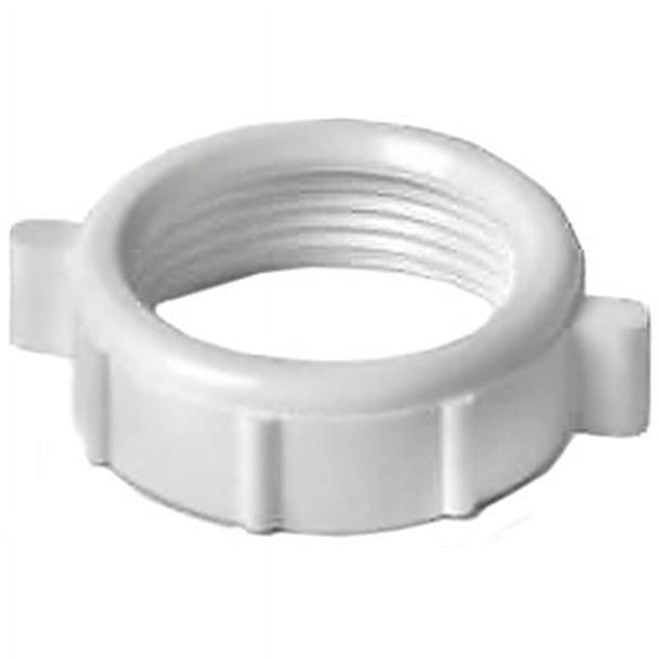 56w 1.25 X 1.25 In. Plastic Slip-joint Wing Nut, White - Pack Of 100