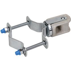 P-18 2.5 In. Mast Clamp Wire Holder