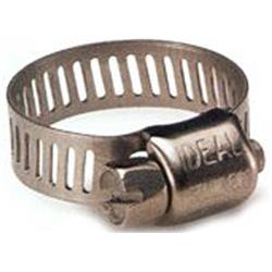 6204053 0.31-0.63 In. Stainless Steel Hose Clamp With 0.25 In. Hex Head - Pack Of 10