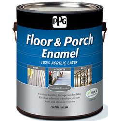 3-517-01 1 Gal Satin D Porch & Floor Latex Paint, Gray