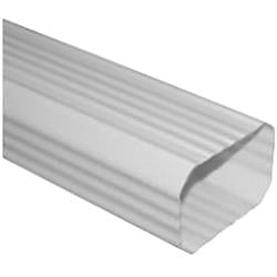 579 3 X 10 In. Square Down Spout, White - Pack Of 10