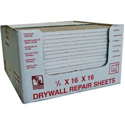 1216drs Drywall Repair Sheets - 0.5 X 16 X 16 In. - Pack Of 18