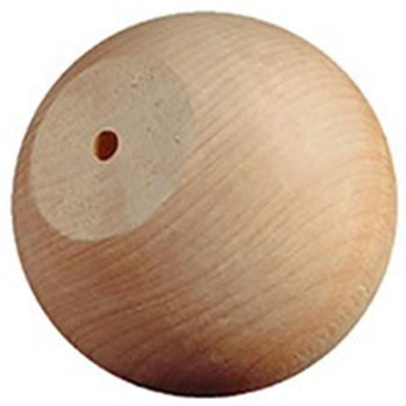 F-kb-125 1.25 In. Round Wood Knob - Pack Of 2