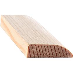 846-s 7 Ft. Ranch Stop Moulding - 0.44 X 1.38 In. - Pack Of 12
