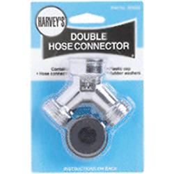 93425 Heavy Duty Double Hose Connecter With Black Cap
