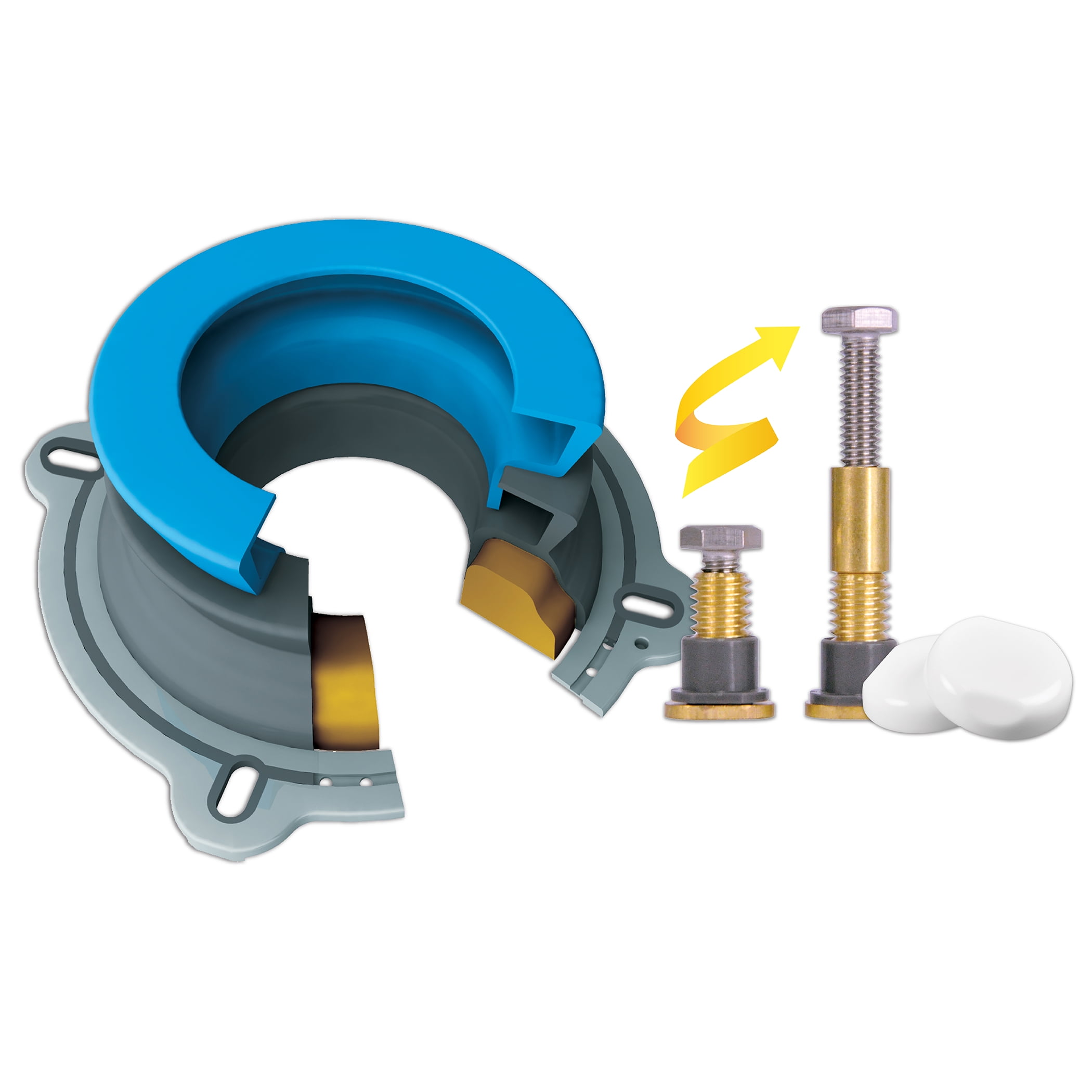 10879x All In One Toilet Installation Kit