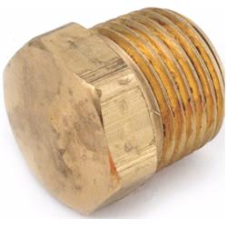 Anderson Metals 756121-12 0.75 In. Brass Hex Plug, Yellow