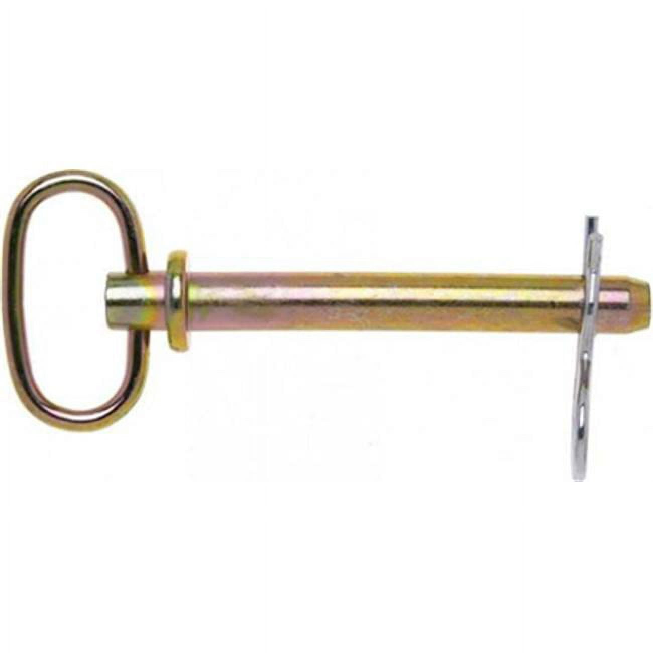 B3899818 0.13 In. Campbell Hitch Pin With Clip, Yellow Zinc Plated - 10 Per Bag