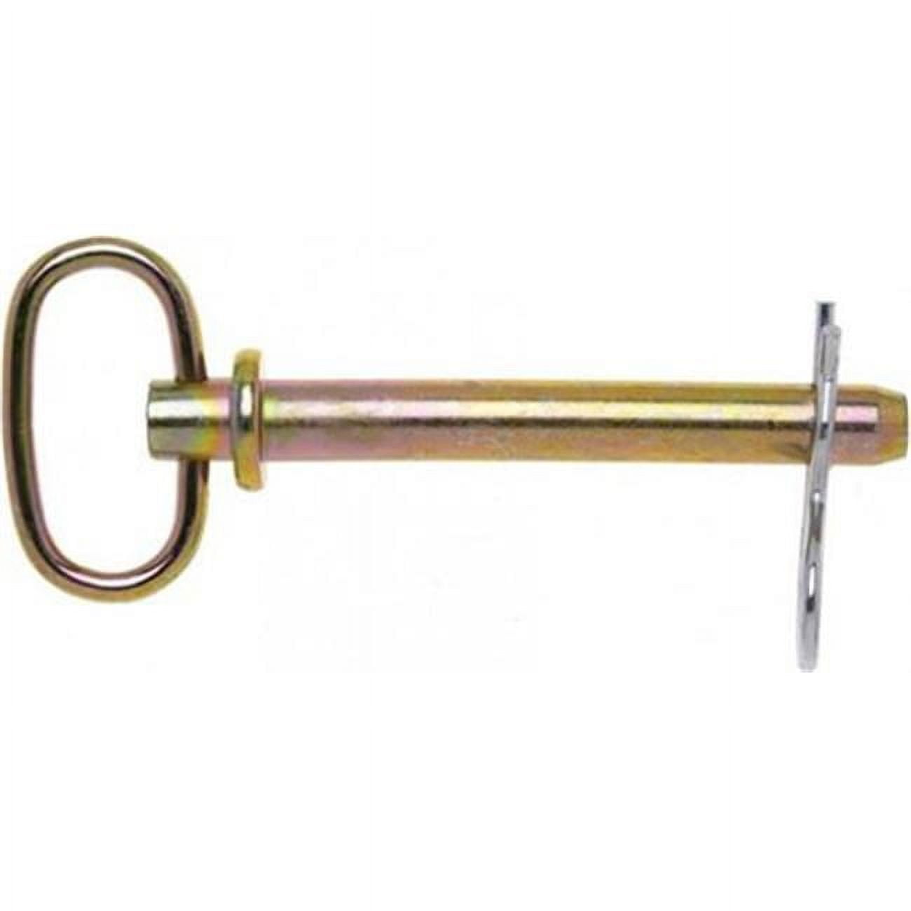 B3899852 0.16 In. Campbell Hitch Pin With Clip, Yellow Zinc Plated - 7 Per Bag