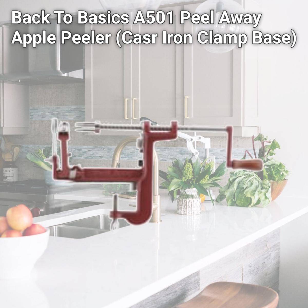Picture of Back To Basics A501 Peel Away Apple Peeler (Casr Iron Clamp Base)