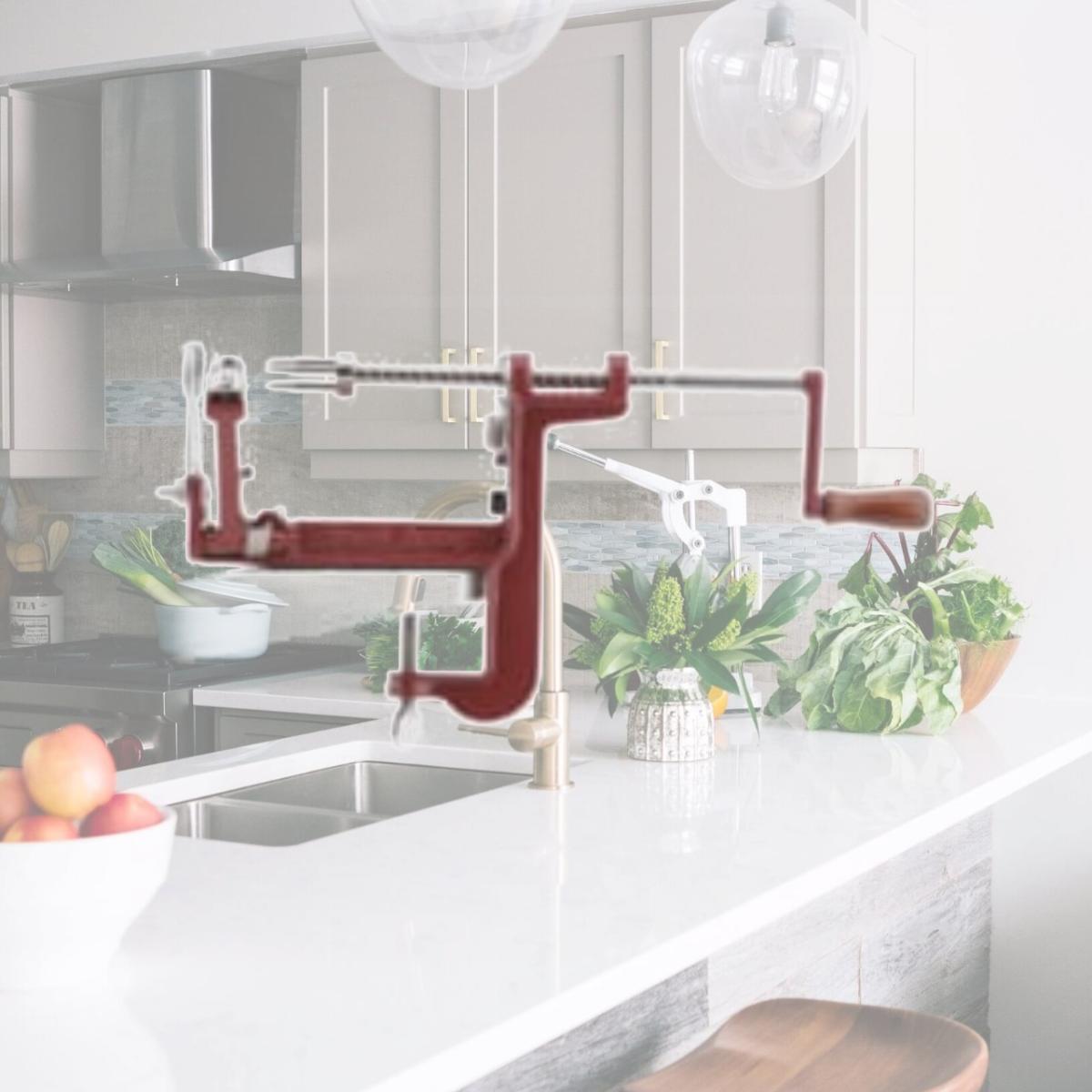 Picture of Back To Basics A501 Peel Away Apple Peeler (Casr Iron Clamp Base)