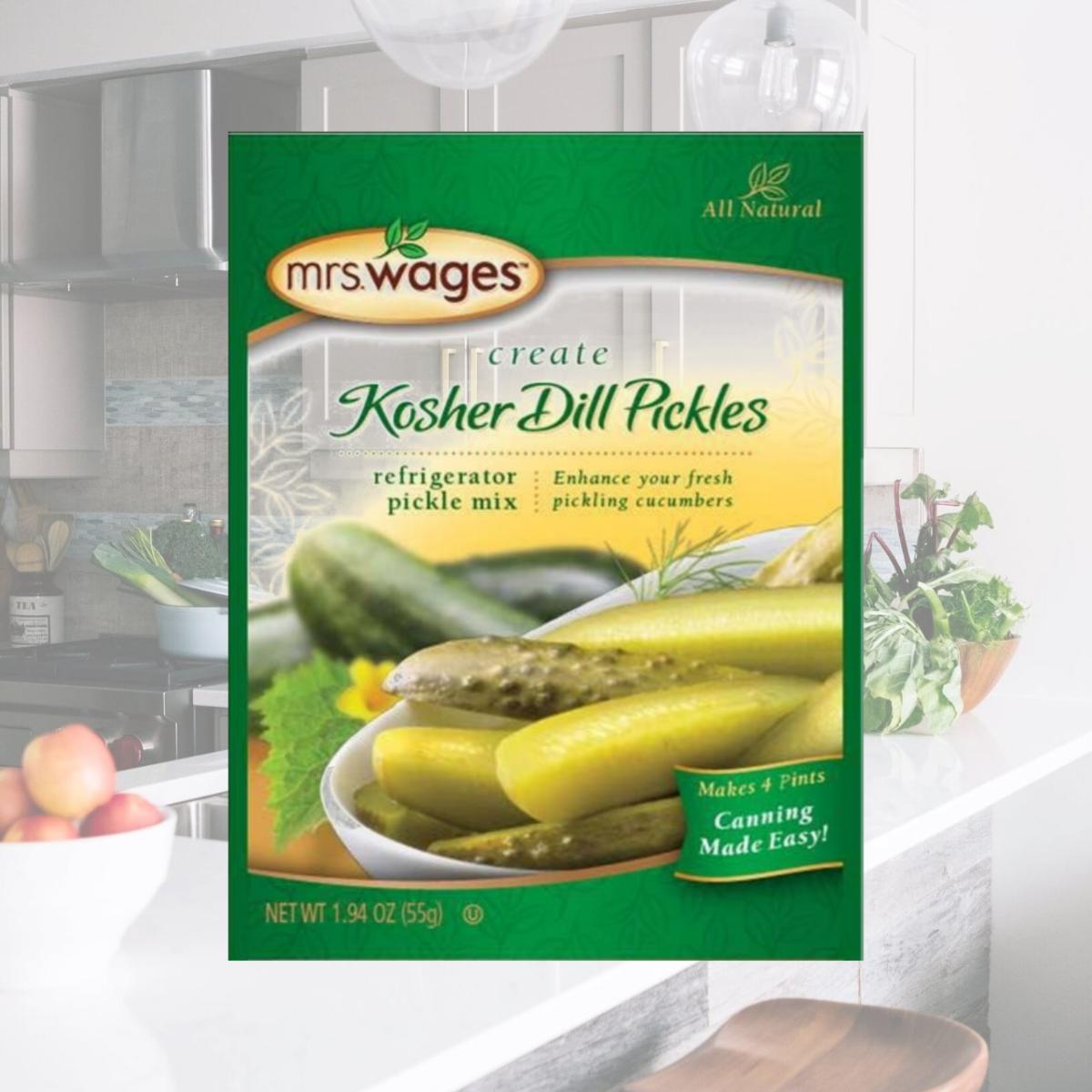 Picture of Mrs Wages W626 Mrs. Wages Refrigerator Kosher Dill Pickle Mix 1.94 oz.