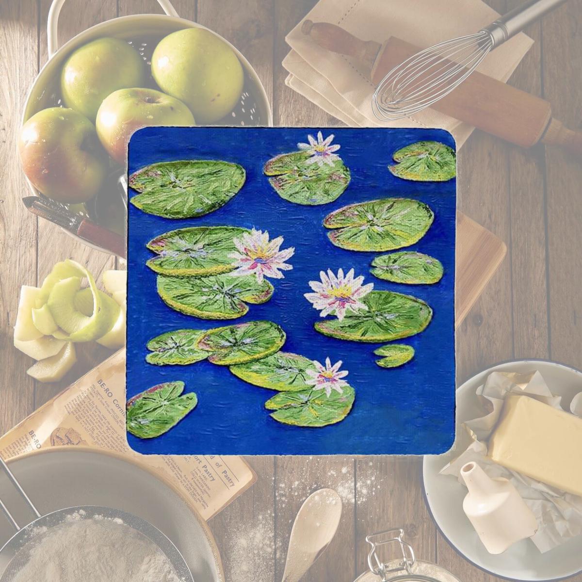 Picture of Betsy Drake CT1350 Lily Pads Coaster - Set of 4
