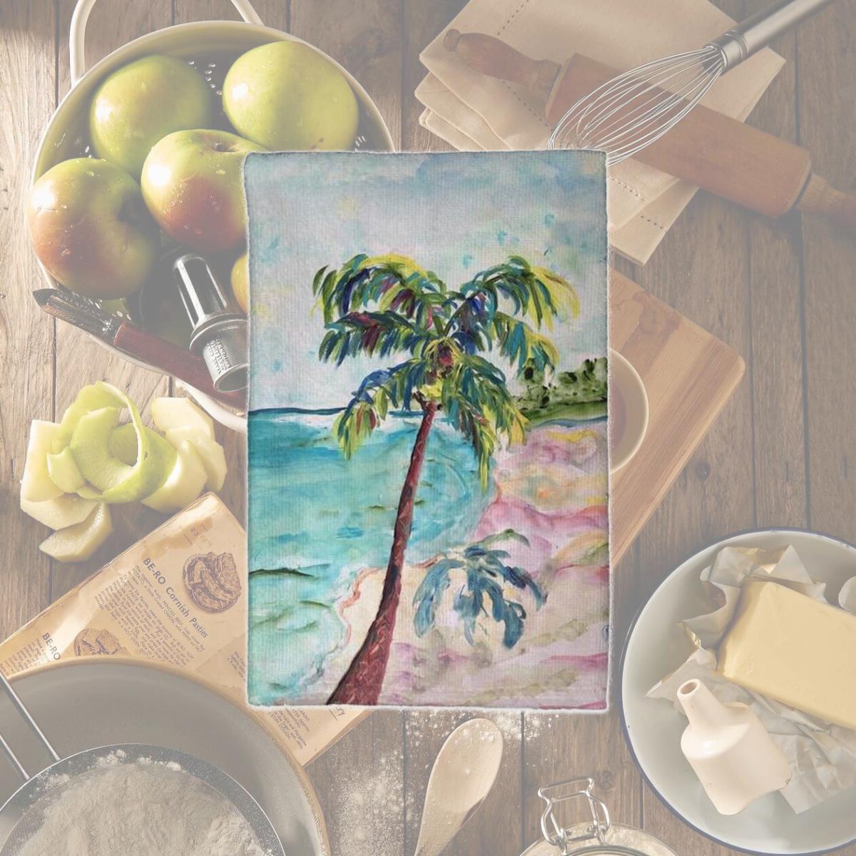Picture of Betsy Drake KT1385 16 x 25 in. Palm & Coast Kitchen Towel