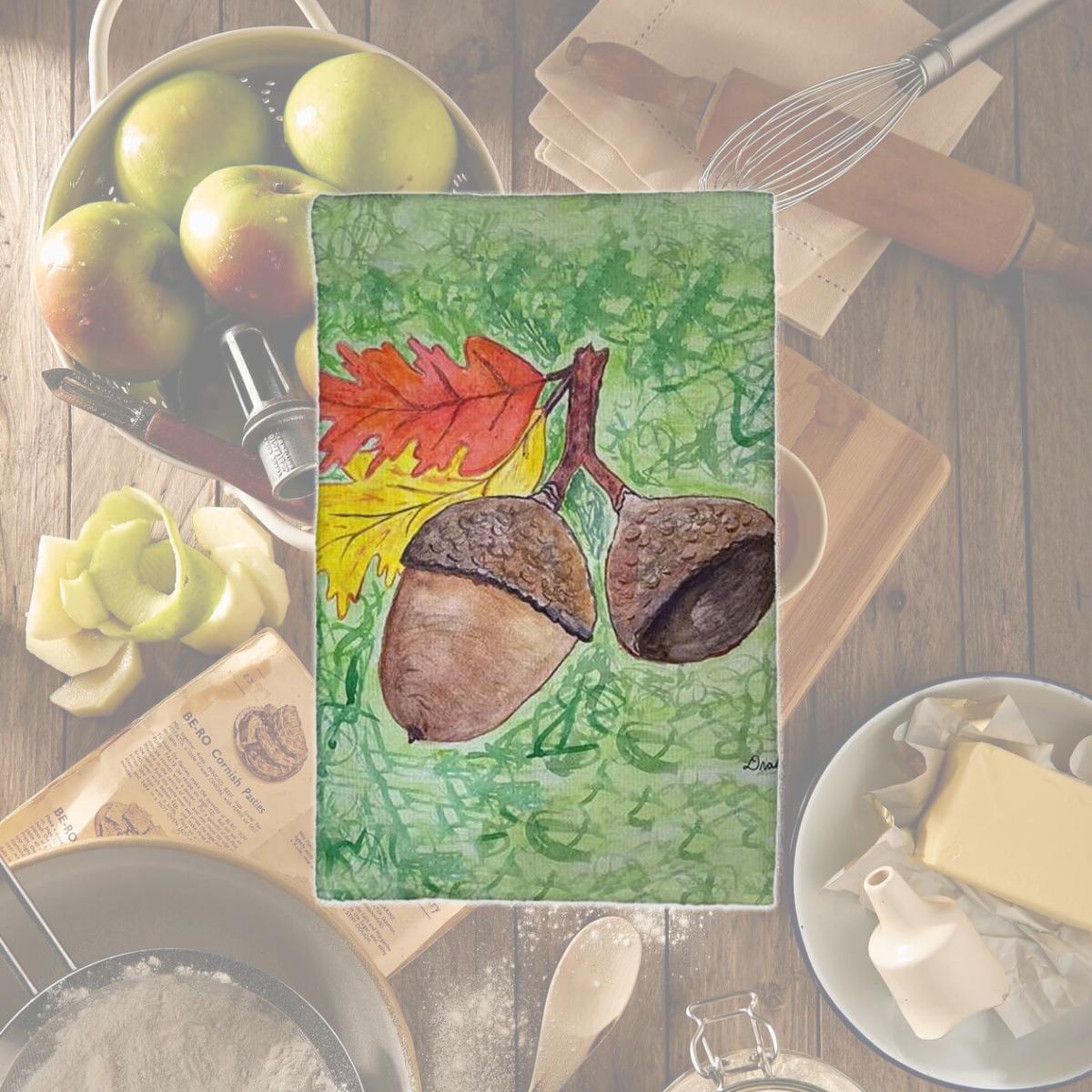 Picture of Betsy Drake KT1389 16 x 25 in. Drakes Acorns Kitchen Towel