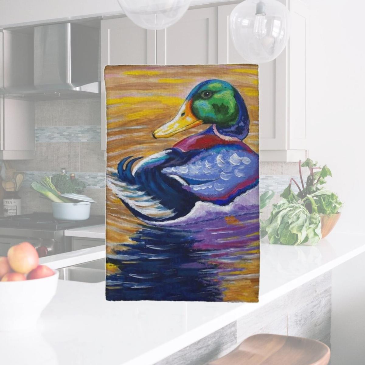 Picture of Betsy Drake KT1337 16 x 25 in. Duck Looking Kitchen Towel