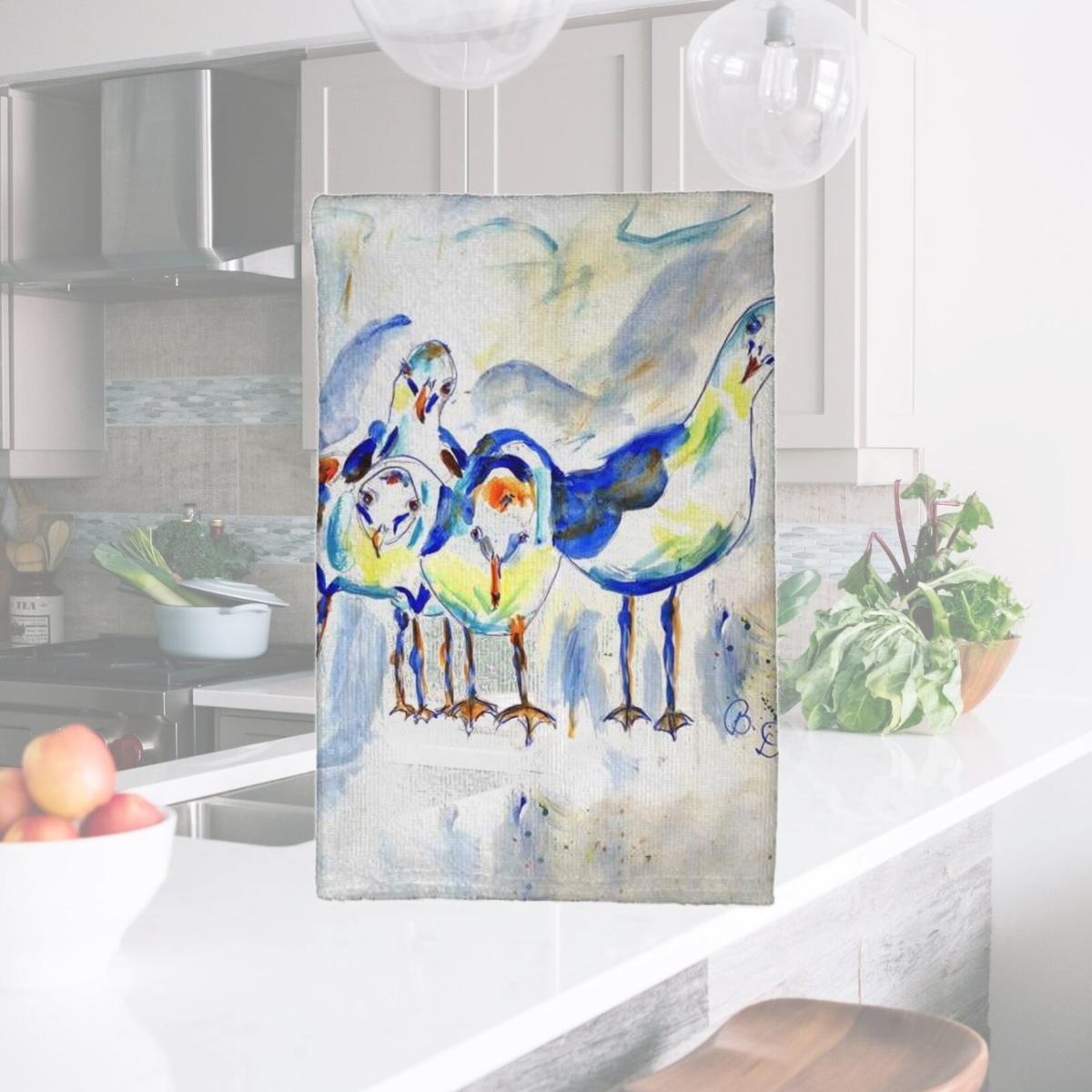 Picture of Betsy Drake KT1338 16 x 25 in. Sea Gull Gals Kitchen Towel
