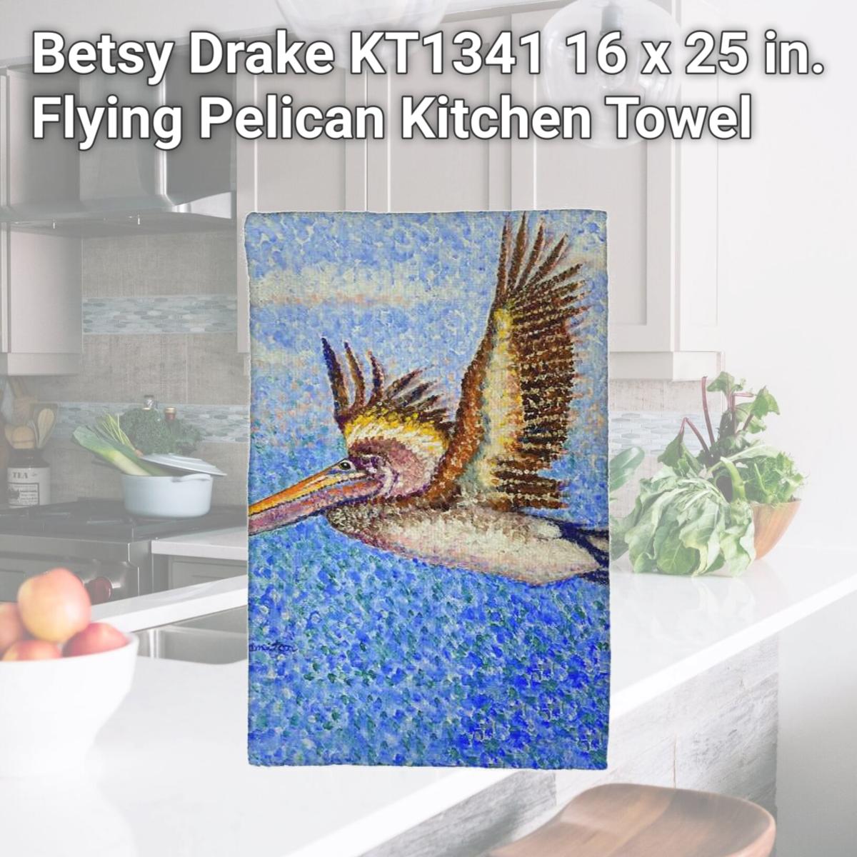 Picture of Betsy Drake KT1341 16 x 25 in. Flying Pelican Kitchen Towel