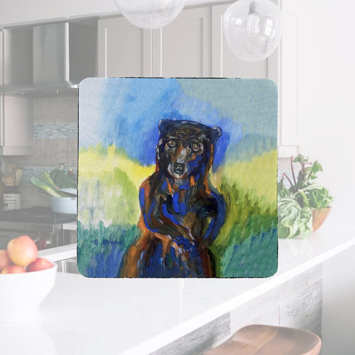 Picture of Betsy Drake CT1316 Dancing Bear Coaster, Set of 4