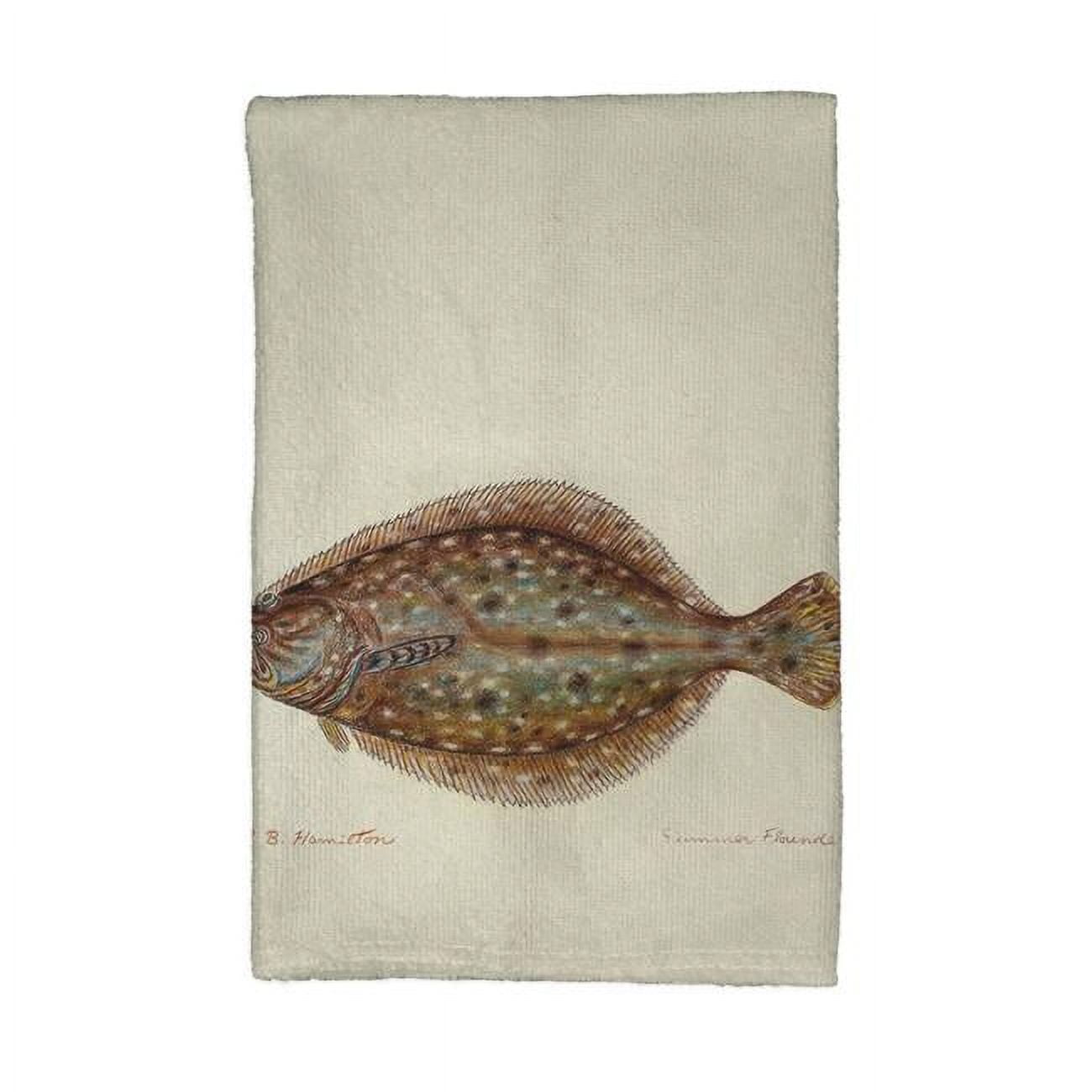 Kt014 Flounder Kitchen Towel