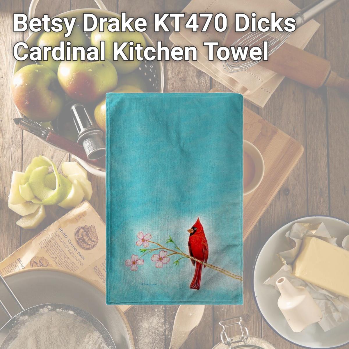 Picture of Betsy Drake KT470 Dicks Cardinal Kitchen Towel