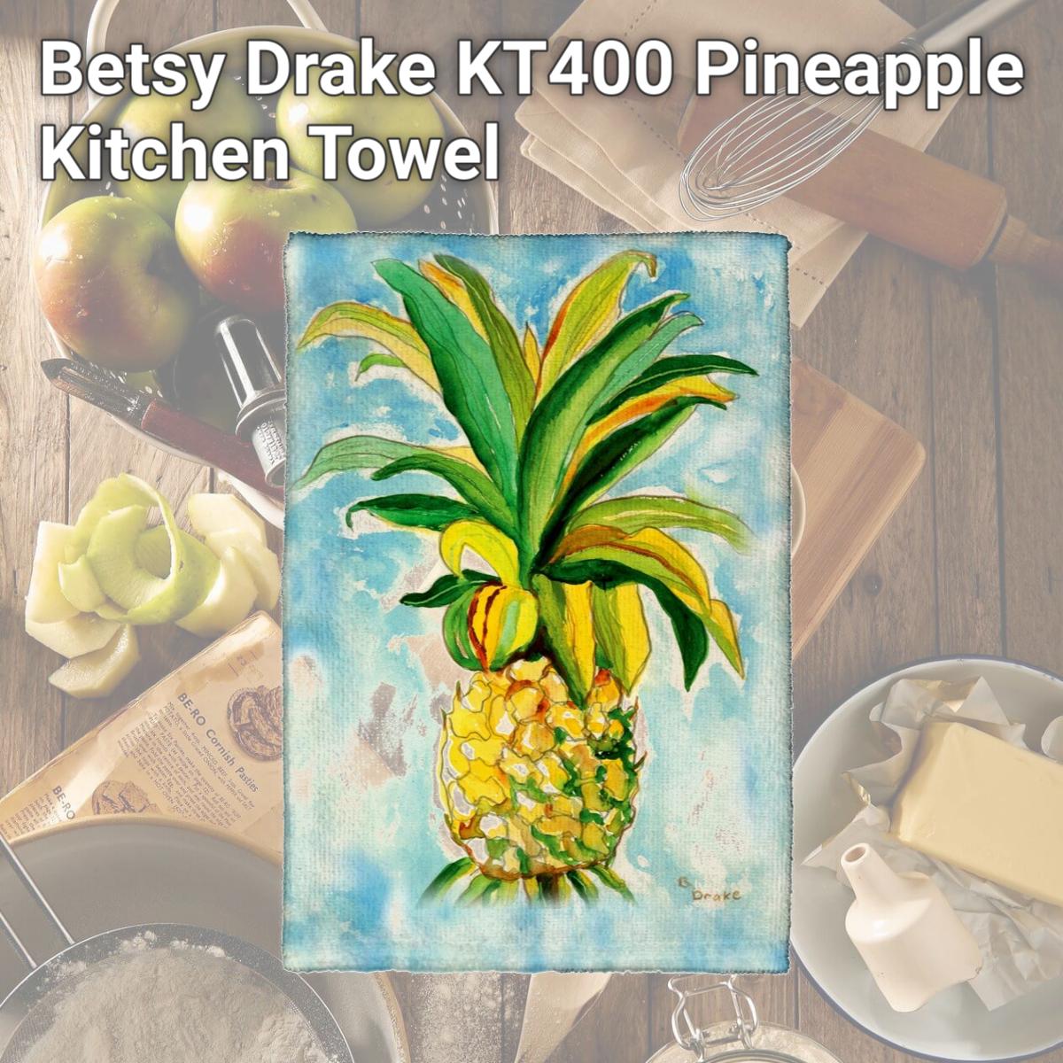 Picture of Betsy Drake KT400 Pineapple Kitchen Towel