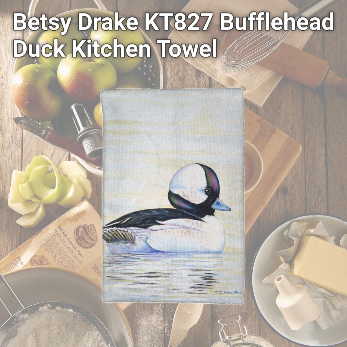 Picture of Betsy Drake KT827 Bufflehead Duck Kitchen Towel