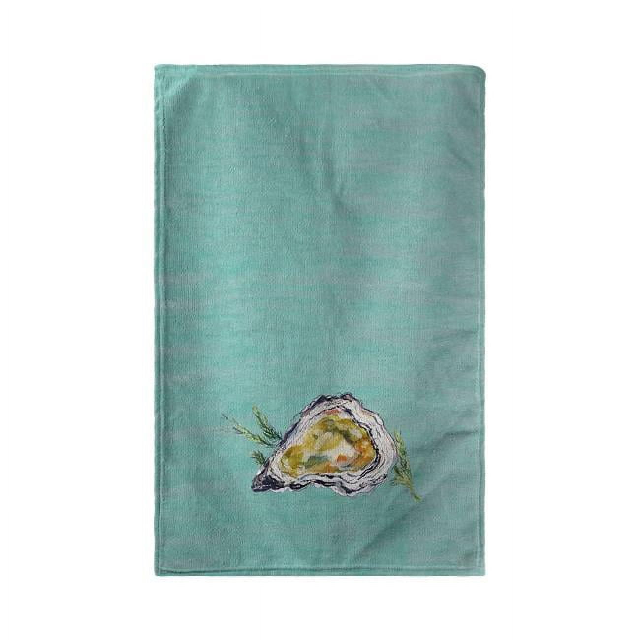 Bt121c Oyster Teal Beach Towel - 30 X 50 In.