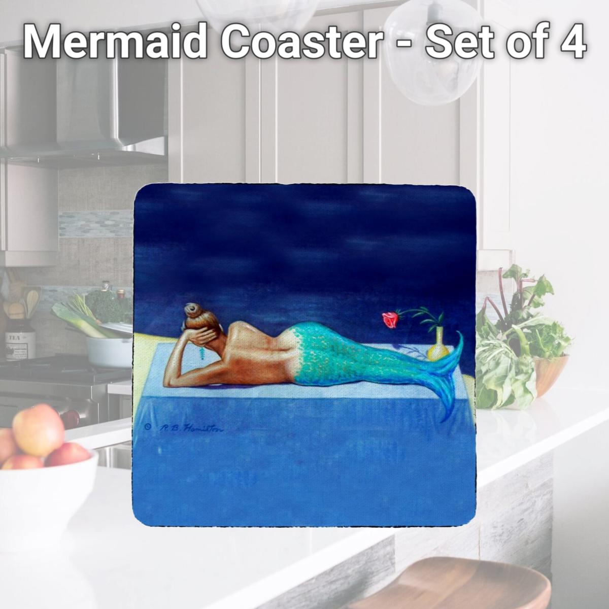 Picture of Betsy Drake CT073 Mermaid Coaster - Set of 4