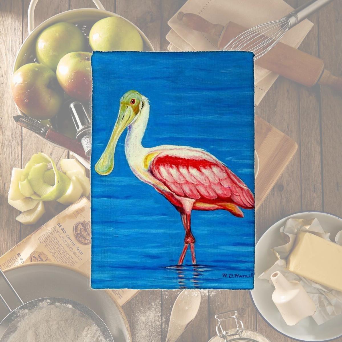 Picture of Betsy Drake KT549 Dicks Spoonbill Kitchen Towel