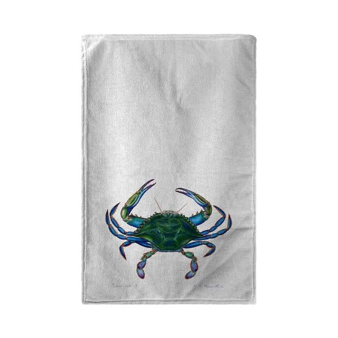 Bt005 Male Blue Crab Beach Towel - 30 X 50 In.