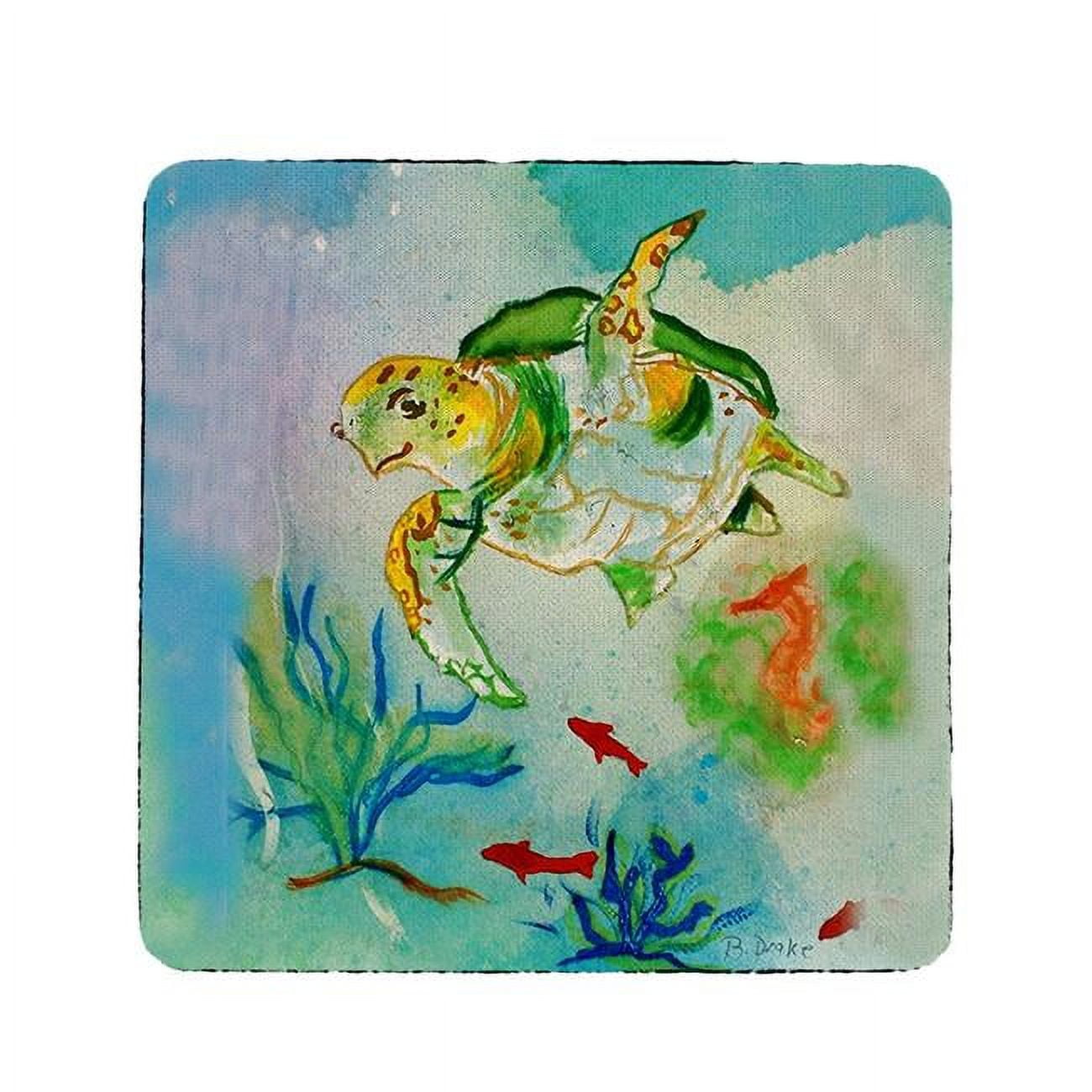 Ct098 Sea Turtle Coaster - Set Of 4