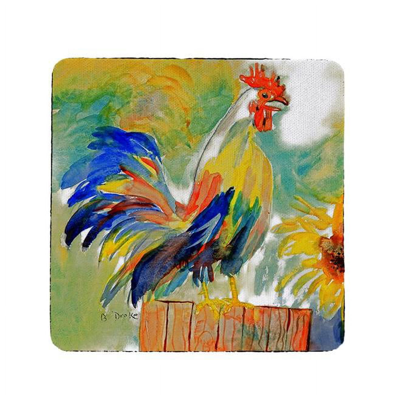 Ct265 Rooster Coaster - Set Of 4