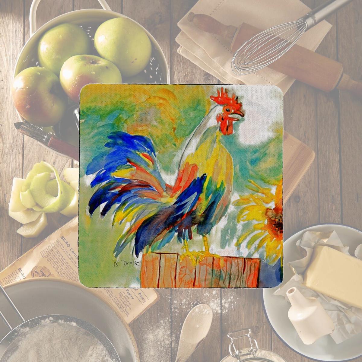 Picture of Betsy Drake CT265 Rooster Coaster - Set of 4