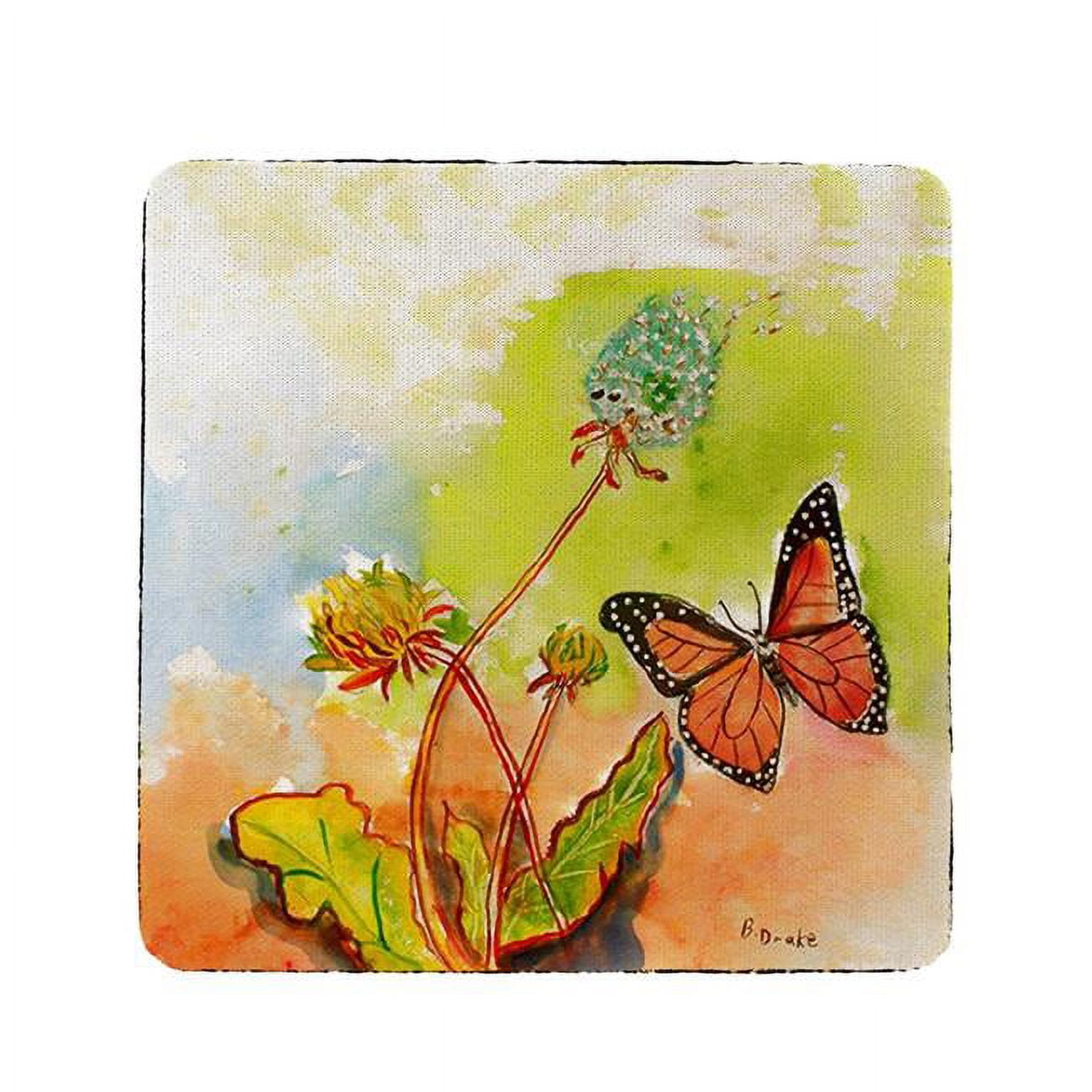 Ct278 Butterfly Coaster - Set Of 4