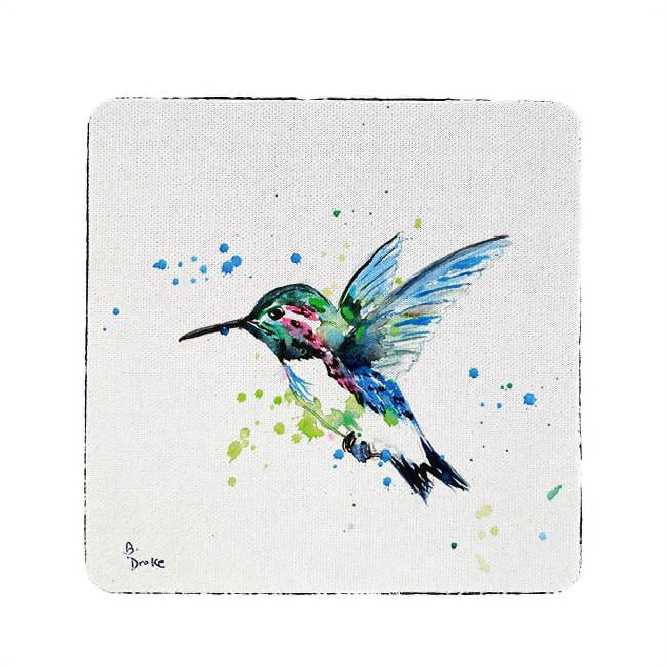 Ct635 Green Hummingbird Coaster - Set Of 4