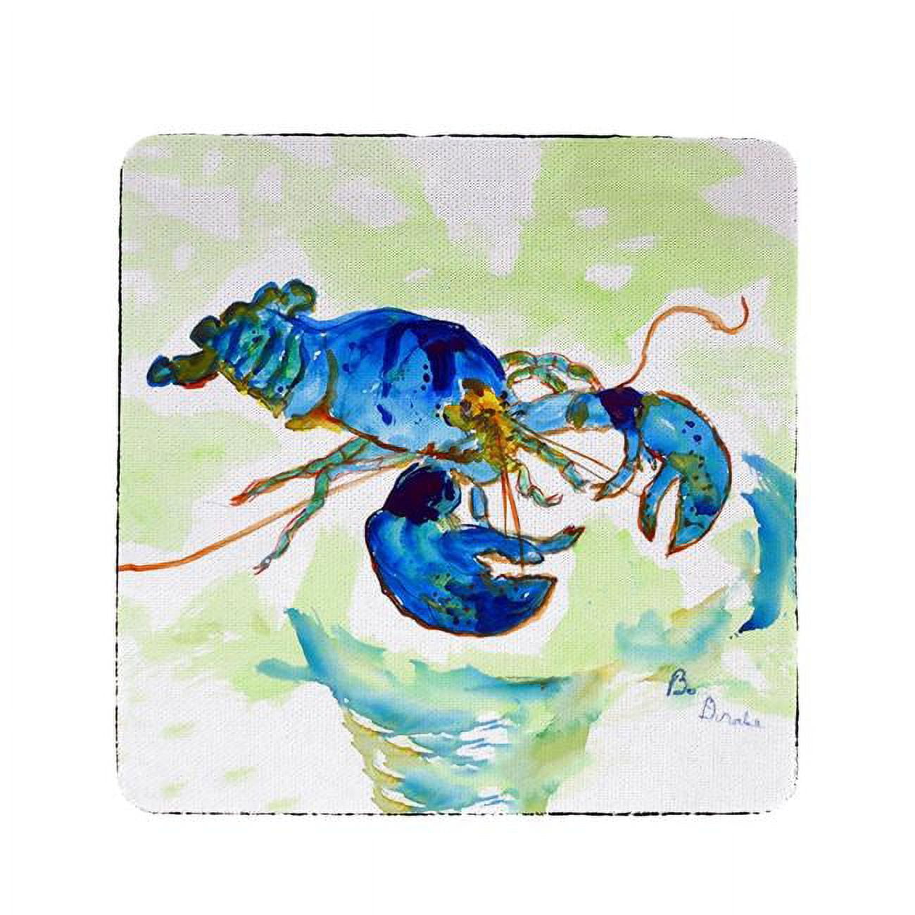 Ct660 Green Blue Lobster Coaster - Set Of 4