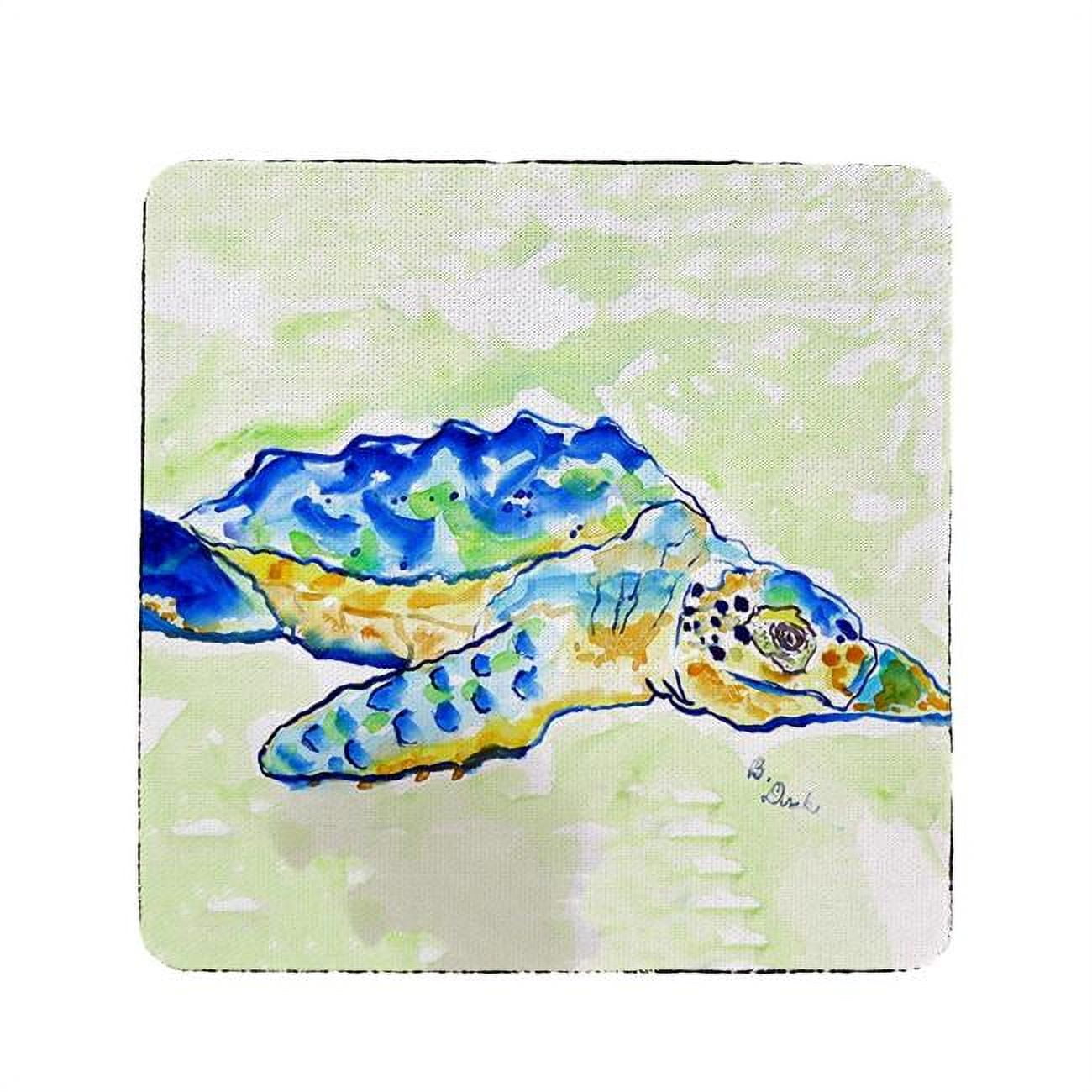 Ct661 Loggerhead Turtle Coaster - Set Of 4