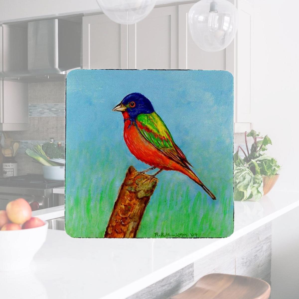 Picture of Betsy Drake CT920 Painted Bunting Coaster - Set of 4