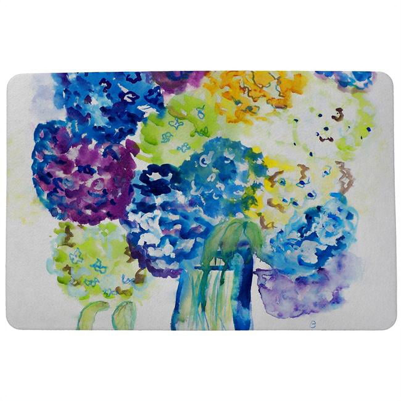 Dm022 Hydrangea Door Mat - 18 X 26 In.