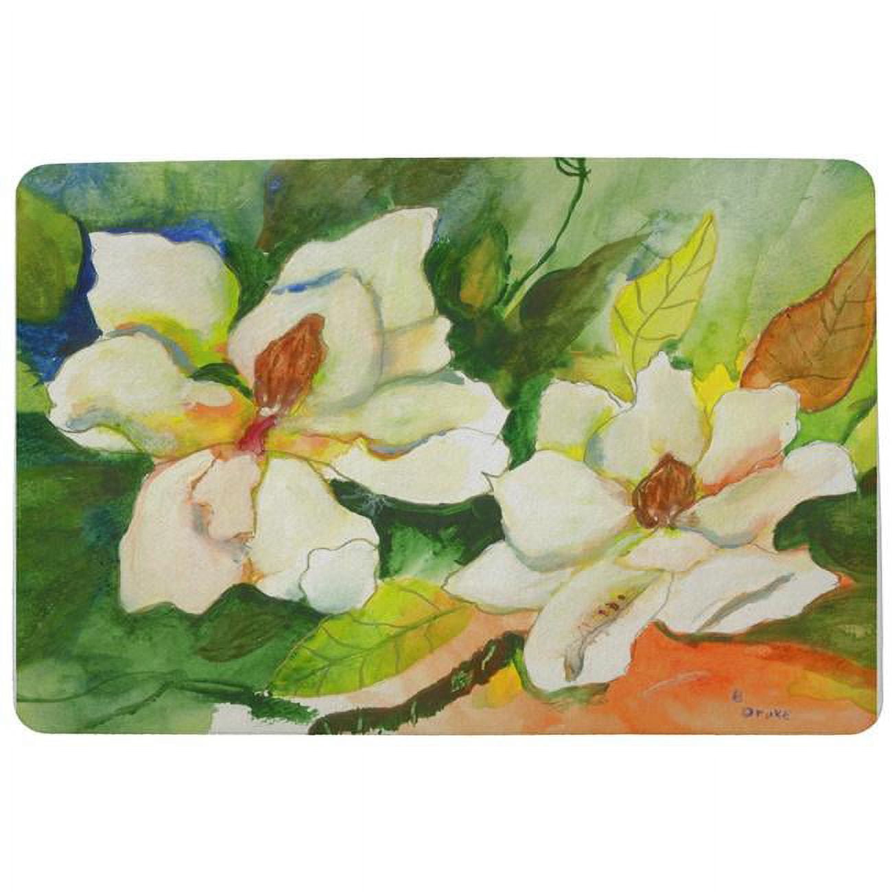 Dm251 Magnolias Door Mat - 18 X 26 In.