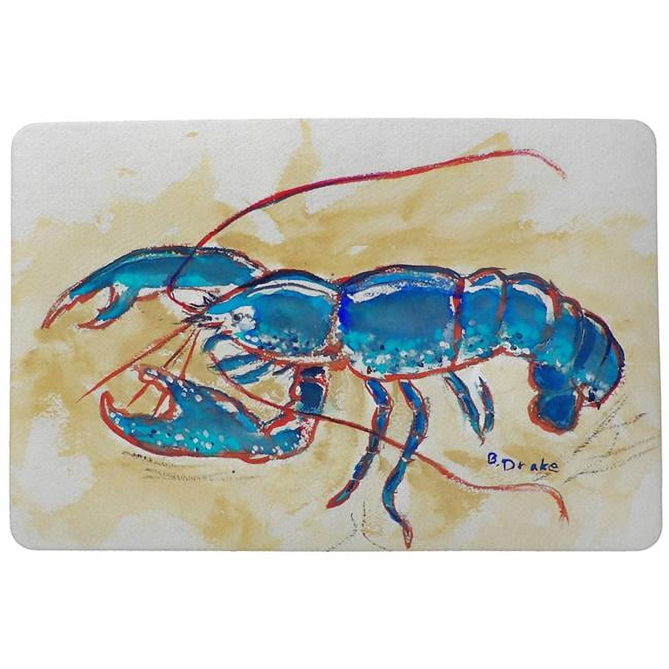 Dm381 Blue Lobster Door Mat - 18 X 26 In.